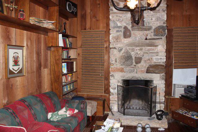 hickory house II fireplace