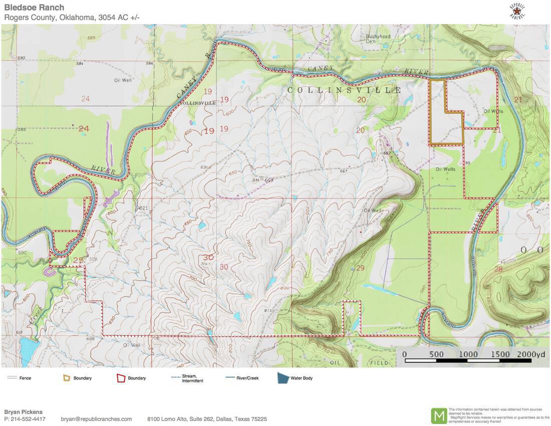 Bledsoe Ranch on the Caney River - Republic Ranches