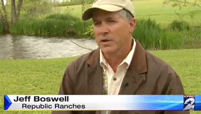 Republic Ranches and Jeff Boswell on TV news