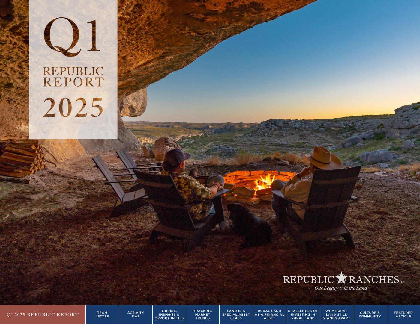 Republic Report 1st Quarter 2025 cover