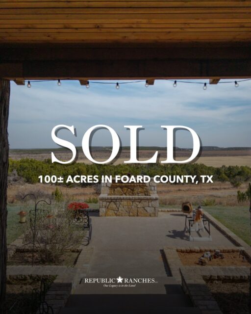 Donkey Rich Ranch is officially SOLD. Set in the heart of the Texas Rolling Plains, this 100±-acre property combined wide-open views, native pasture, a custom home, and strong recreational appeal - including deer, quail, dove, turkey, hogs, and more.

Take a look at our available listings | republicranches.com/properties
