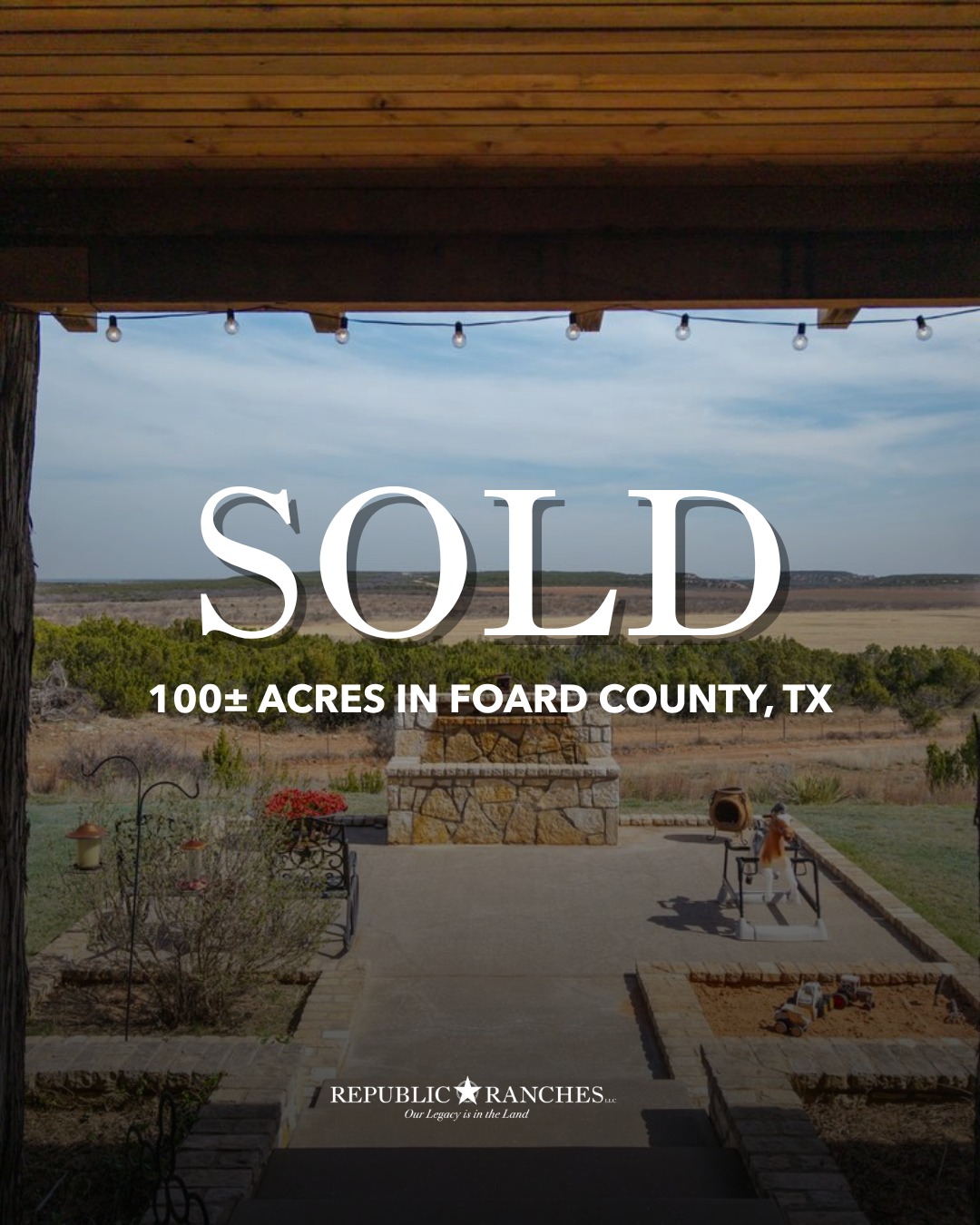 Donkey Rich Ranch is officially SOLD. Set in the heart of the Texas Rolling Plains, this 100±-acre property combined wide-open views, native pasture, a custom home, and strong recreational appeal - including deer, quail, dove, turkey, hogs, and more.

Take a look at our available listings | republicranches.com/properties