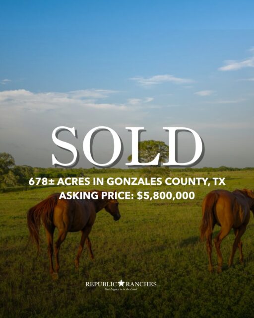 SOLD | Live Branch Ranch

A beautiful piece of centrally located ranch country has officially changed hands. With its diverse landscape, native brush, and abundant recreational opportunities, Live Branch Ranch represents everything that makes owning land in Texas so special.

Explore available listings | republicranches.com/properties