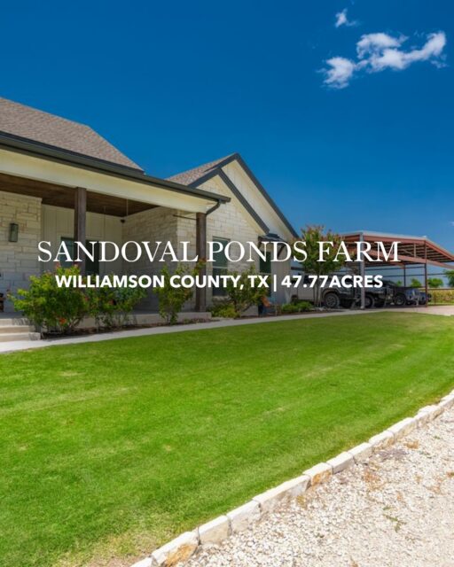 Sandoval Ponds Farm | Williamson County, Texas | 47.77 Acres

A productive Central Texas farm with a strong combination of agricultural opportunity, water resources, and recreational appeal. Sandoval Ponds Farm offers a variety of hunting opportunities, fertile Blackland Prairie soils, multiple ponds, and a scenic setting - an ideal property for those looking to put both the land and its natural resources to work.

Learn More | republicranches.com/properties/texas/blackland-prairie/sandoval-ponds-farm

#TexasRanches #RanchHome #RepublicRanches