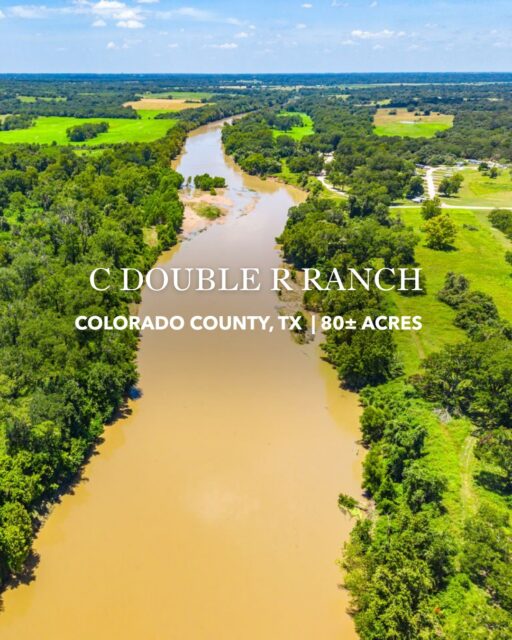 C DOUBLE R RANCH | Columbus, Texas | 80± Acres

Just six miles west of downtown Columbus, C Double R Ranch offers 79.77± secluded acres with approximately 600 feet of Colorado River frontage, thousands of mature oak trees, and a scenic 1± acre pond.

Listing Details | bit.ly/4ivphRF