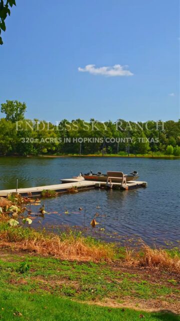ENDLESS SKY RANCH | Hopkins County, Texas | 320± Acres

Set across 320± acres in Hopkins County, Endless Sky Ranch is a turnkey Northeast Texas property built for both recreation and ranching. At the center is a custom 5,600± square-foot main residence overlooking an approximately 20-acre lake, creating an exceptional waterfront setting.

Listing Details | bit.ly/4h7LYJb

#RepublicRanches #TexasRanch #TexasLand #RanchRealEstate #TexasHunting