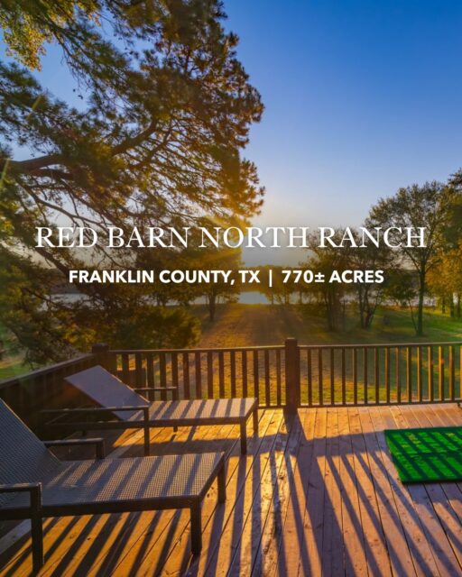 770± acres of East Texas timber, lake frontage, and established wildlife habitat.

Located along Lake Bob Sandlin near Winnsboro, Red Barn North features rolling terrain, mature pine and hardwood timber, multiple lakes and ponds, and approximately a mile of shoreline. Enhanced waterfowl habitat, manag deer hunting, stocked fishing lakes, and live-water creeks make this property well suited for year-round recreation.

Listing Details | https://republicranches.com/properties/texas/northeast-texas/red-barn-north/